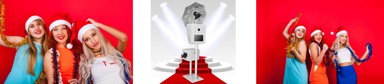 Fotobox für Weihnachstfeier buchen