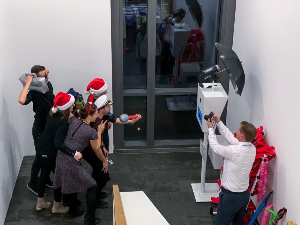 Fotobox Spaß Weihnachten