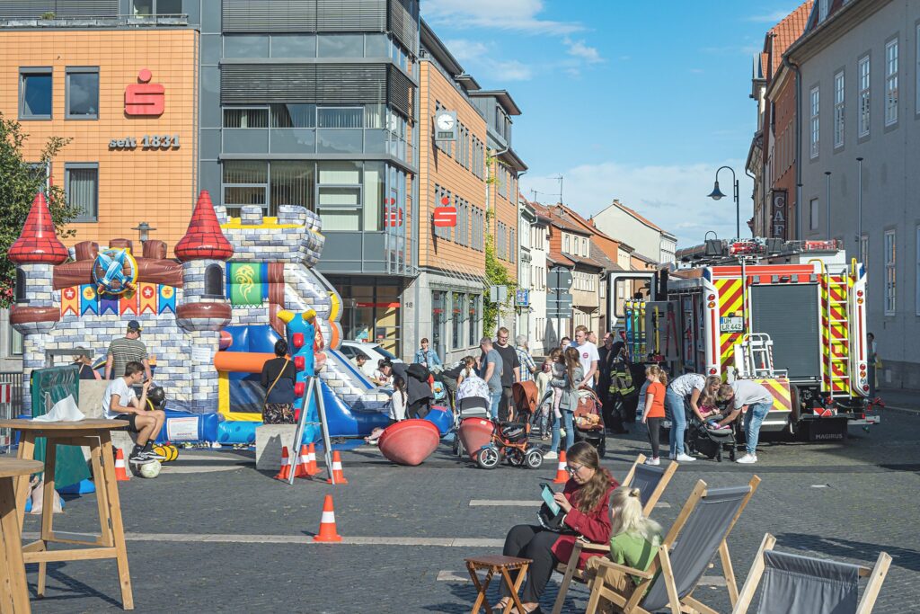 Hüpfeburg Untermarkt Mühlhausen