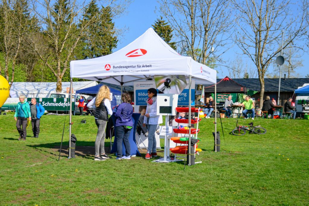 Messestand Weiterbildungsagentur