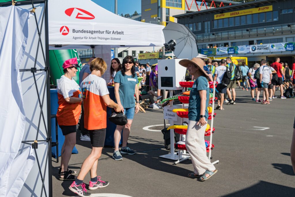 Fotobox Messestand Arbeitsamt