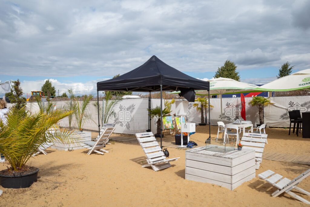 Fotobox Pavillon Firmenfeier