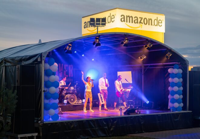 Band Bühne Amazon